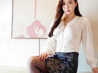 Feilin嗲囡囡 – 一个突发奇想的夜晚，周于希dummy的婚纱写真图集