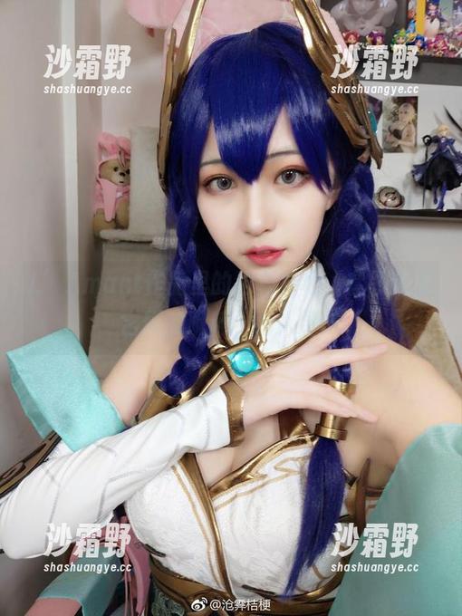 L’Amant作品里的沧霁桔梗，套图就像含糊的呢喃，耐人寻味