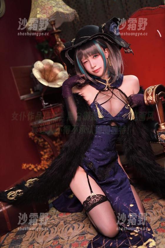 女仆作品精选，黑白御猫又来了。这画风真让人不得不承认她的独特！